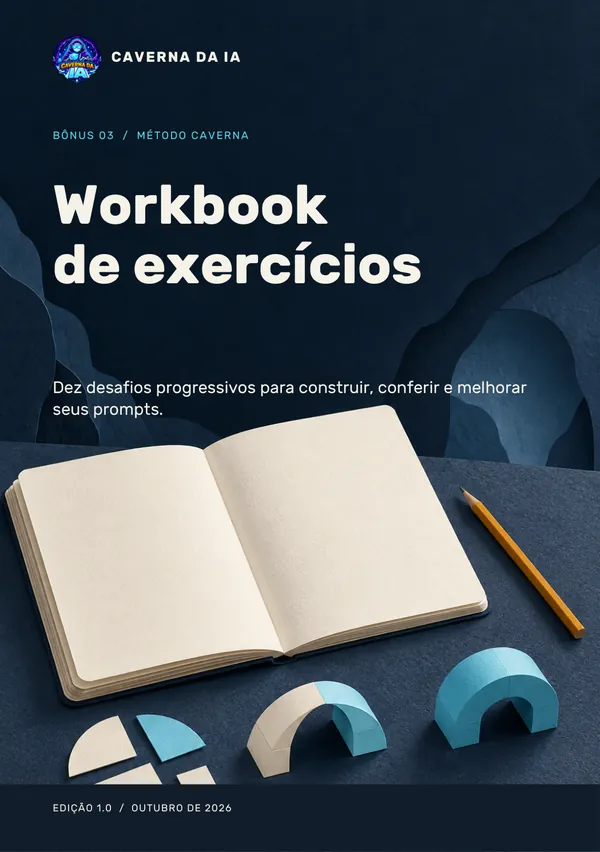 Capa do Workbook de exercícios
